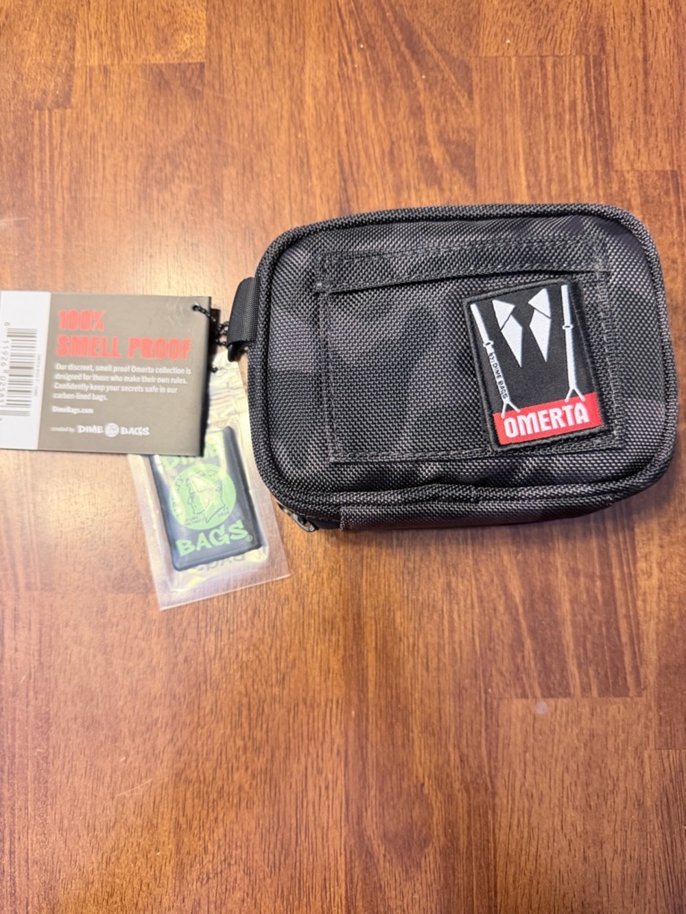 Dime Bags Omerta Boss 7" Smell Proof Tactical Pouch Camo Zippered Pockets